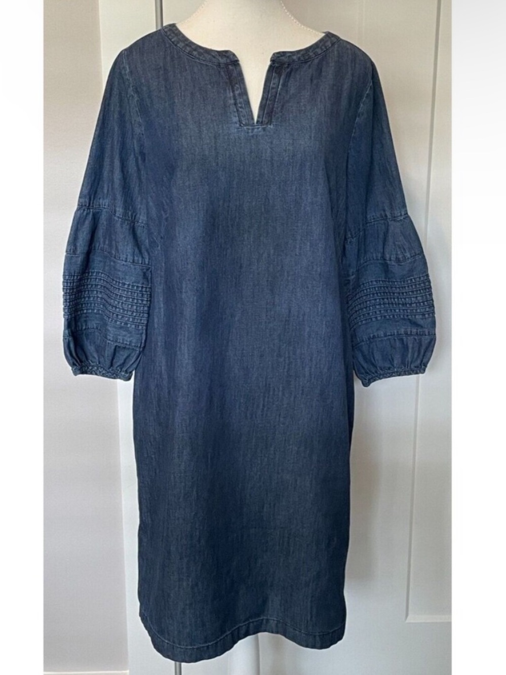 NEW Talbots Denim Shift Dress
